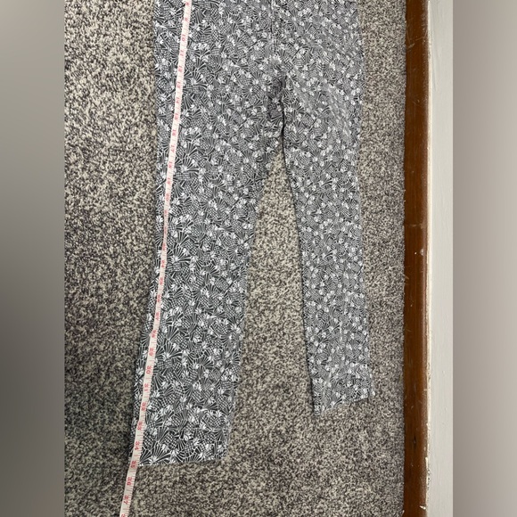 Anthropologie Bowery Pineapple Print Cropped Jeans Sz 16R XL Stretchy Comfort - Picture 10 of 11